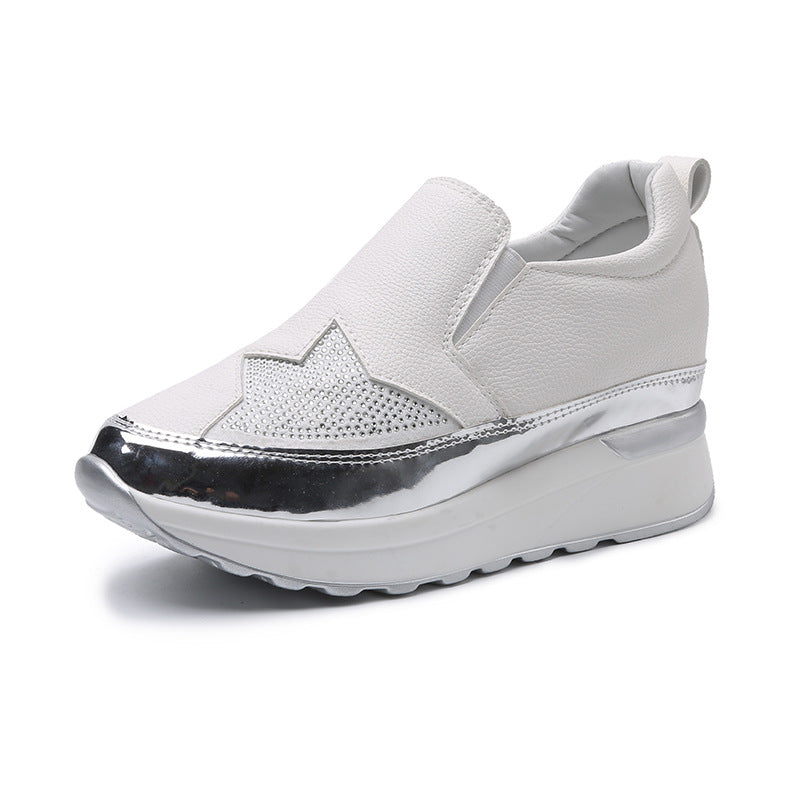 [Recommended by Orthopedic Surgeons] Knitted Sequin Insert Muffin Sneakers