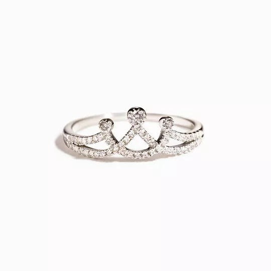 For Daughter Minimalist Crown Ring S925